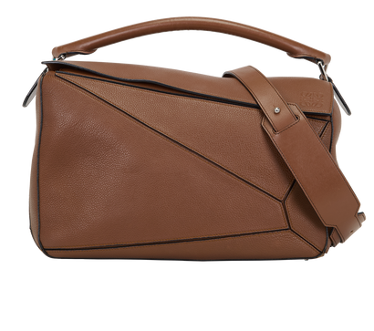 Large Puzzle Bag, &pound;2,100, Handbags, Tan, Leather, Front view
